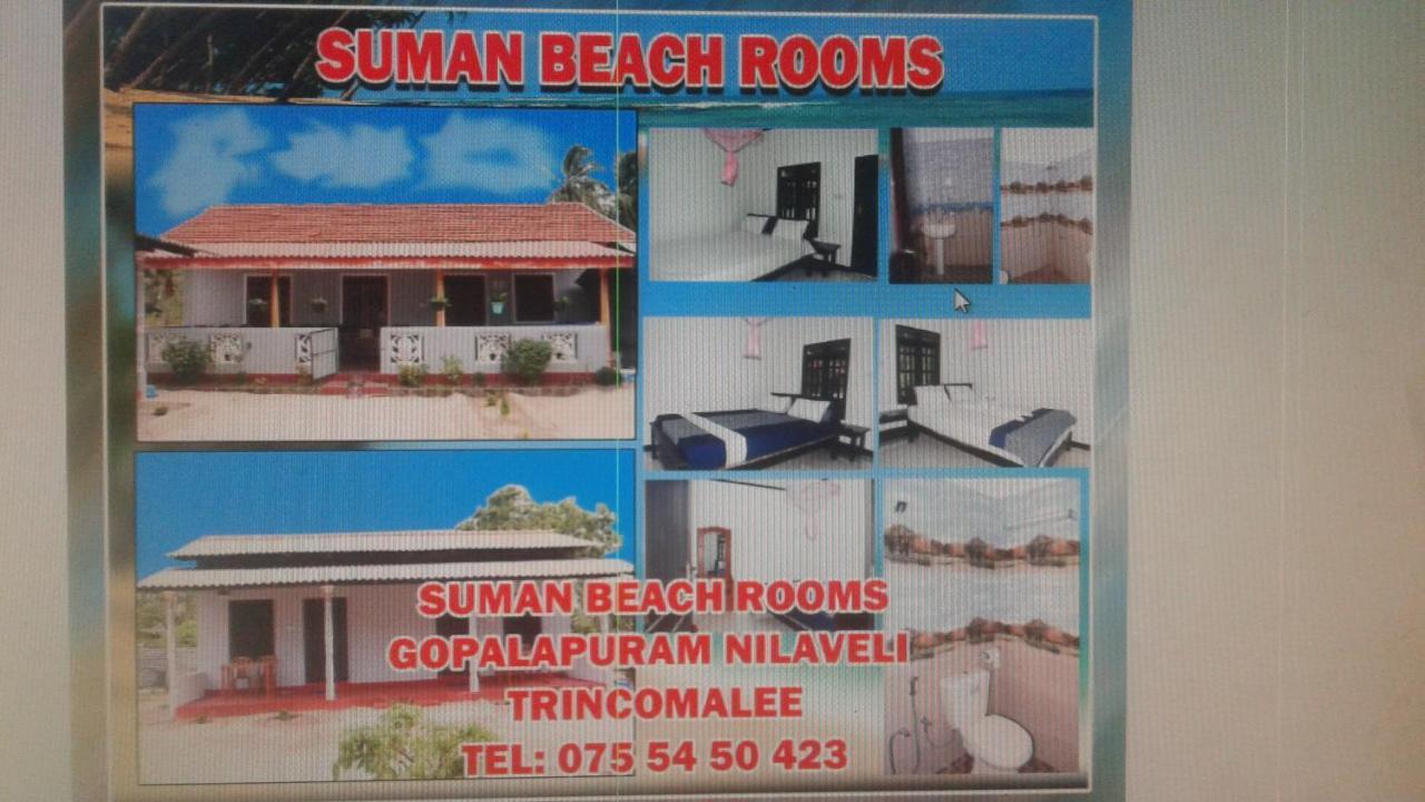 Suman Beach Rooms Nilaveli Exterior foto